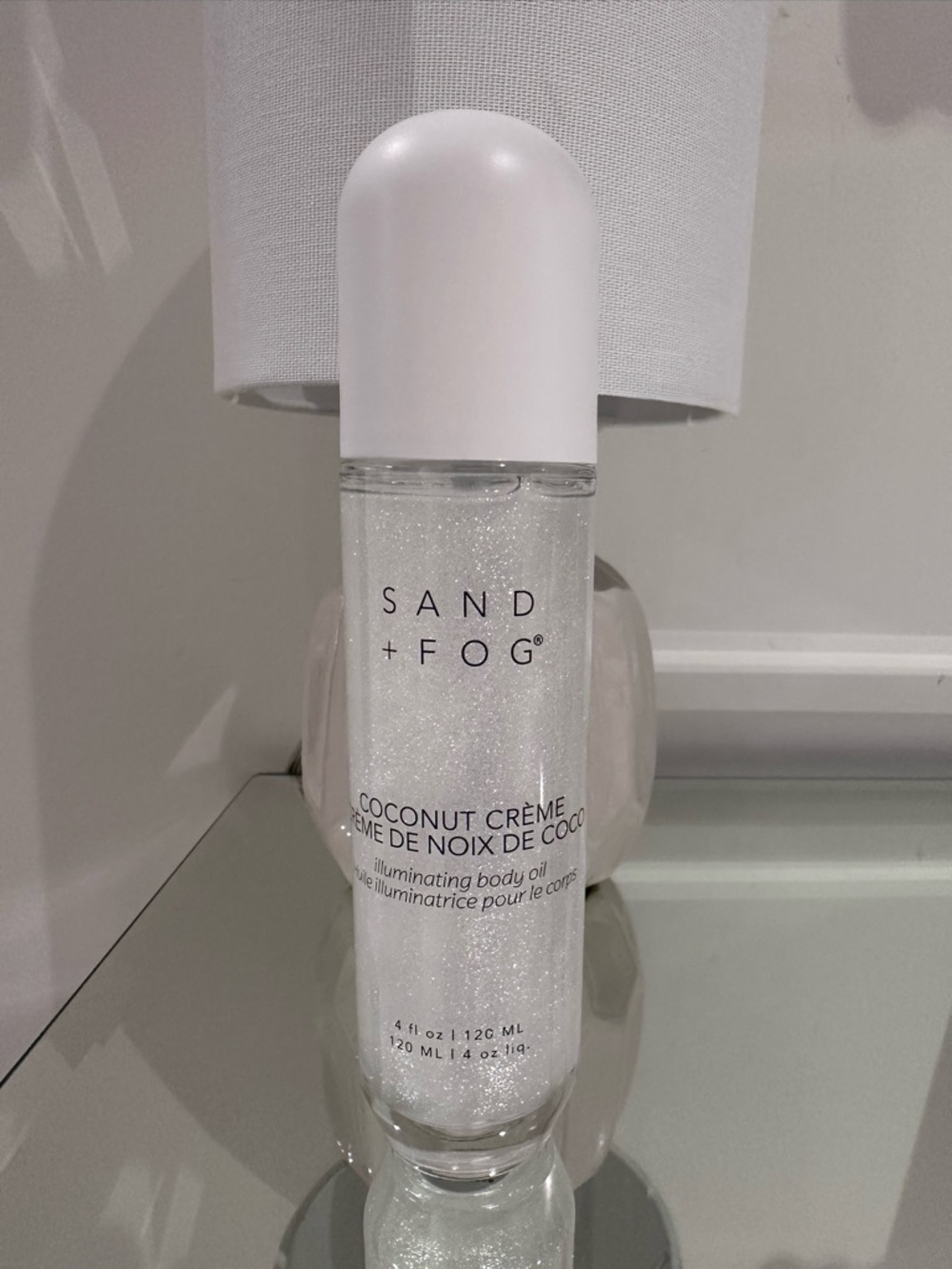 SAND + FOG Coconut Crème Illuminating Body Oil - White Authentic NWT 120ml